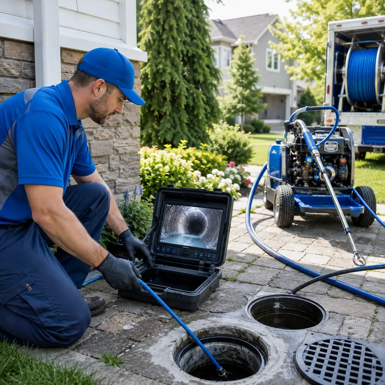 Outdoor drain cleaning professionals serving Grinnell, KS