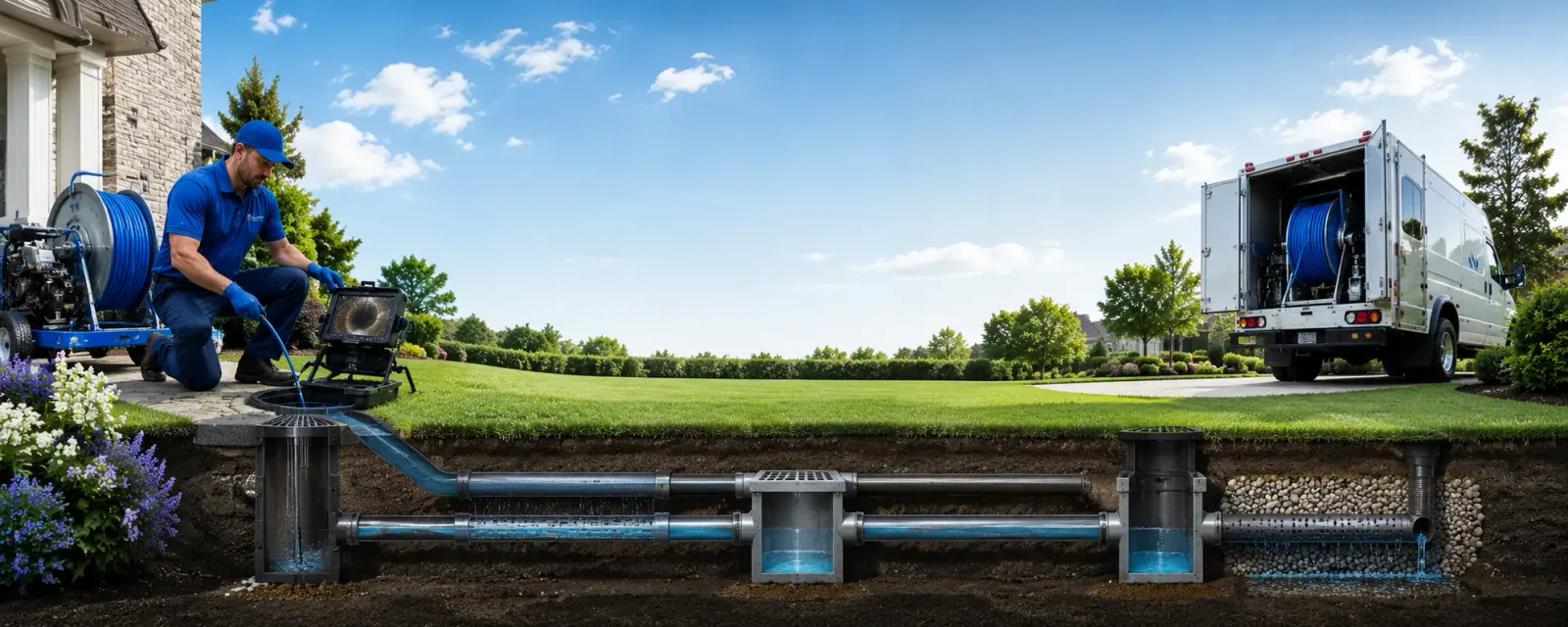 Outdoor drain cleaning information for Grinnell, KS