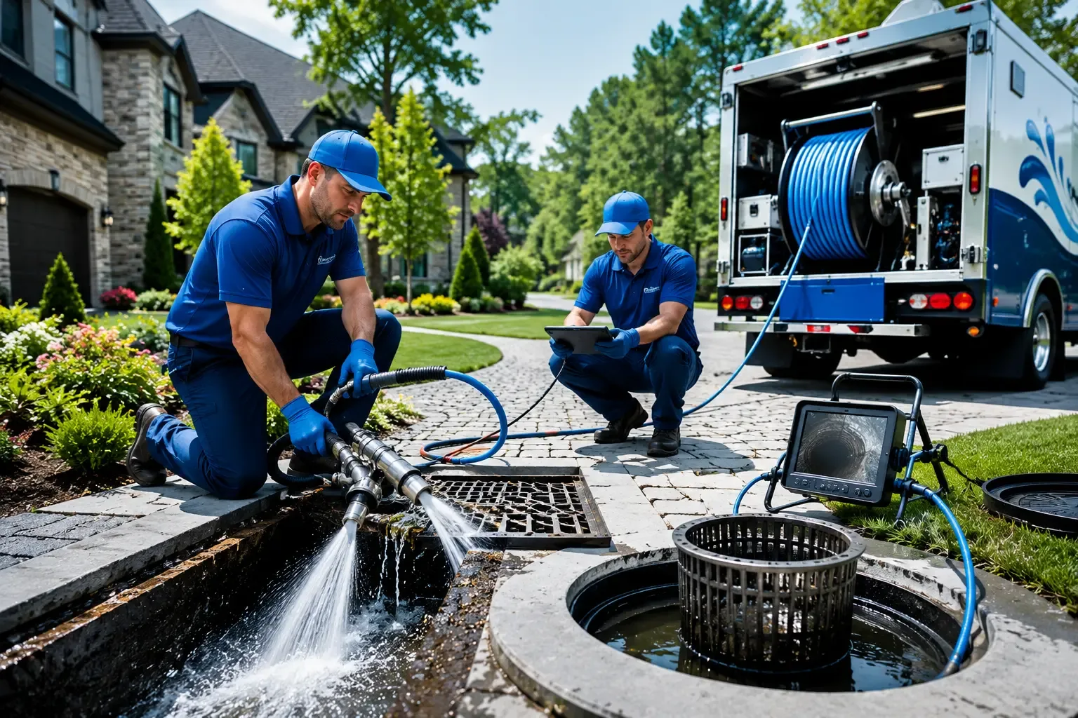 Local outdoor drain cleaning professionals in Grinnell, KS